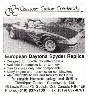 Classique Custom Coachworks / CCC