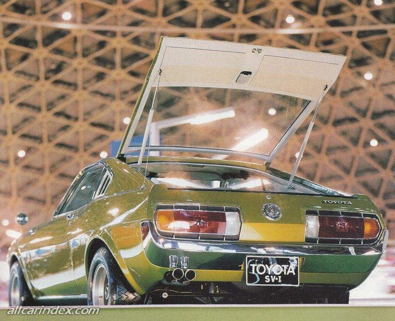 Concept Car Of The Day: 1971 Toyota SV-1 - AllCarIndex