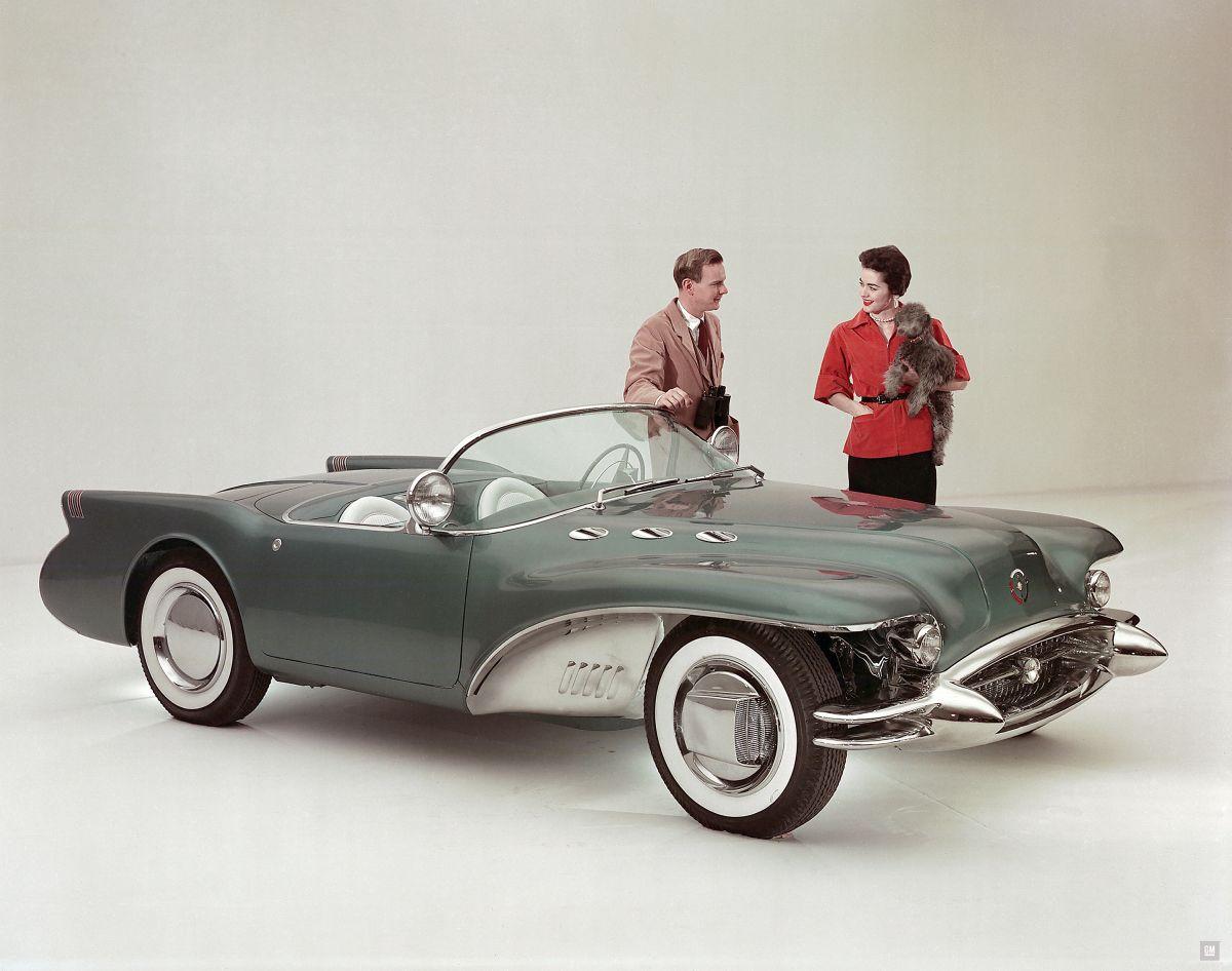 ミニチャンプス 1/18 ビュイック ワイルドキャットII コンセプト 1954 Lot - Minichamps 1954 Buick Wildcat Ii Concept Car
